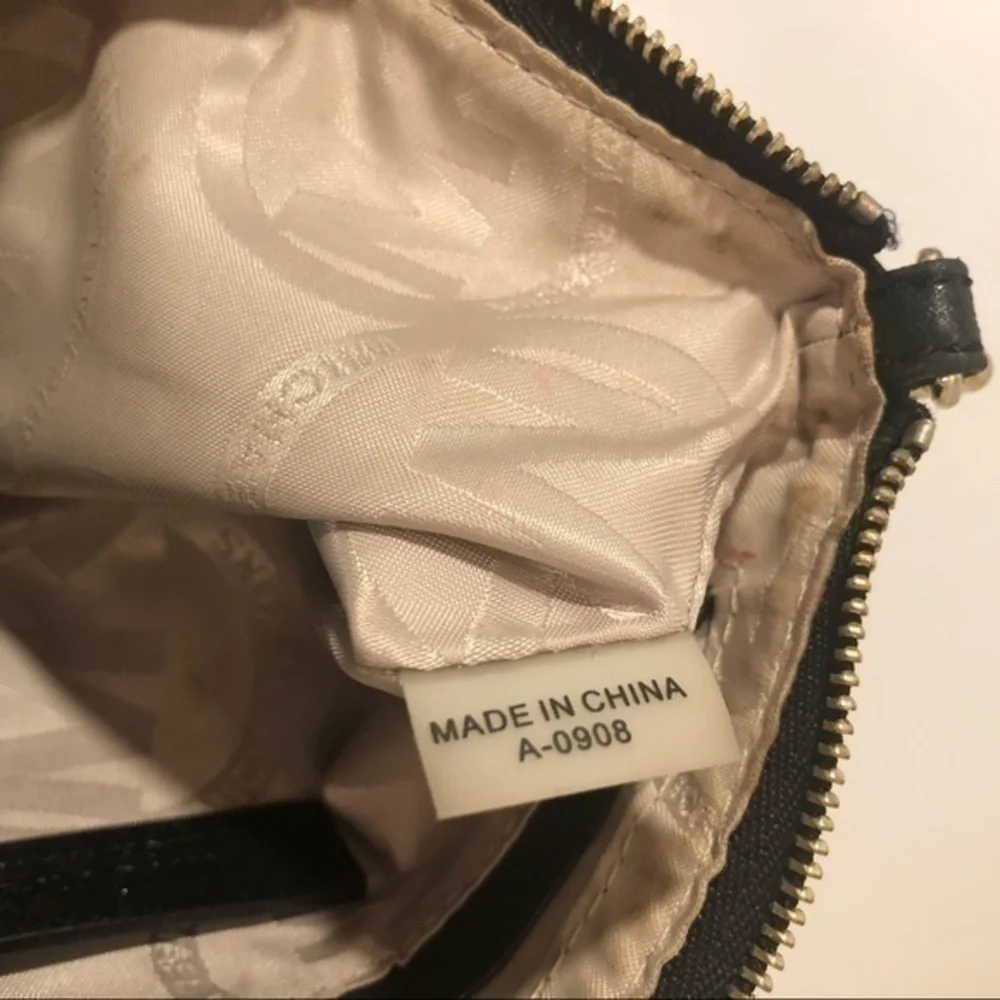 Michael kors leather studded mini bag wristlet